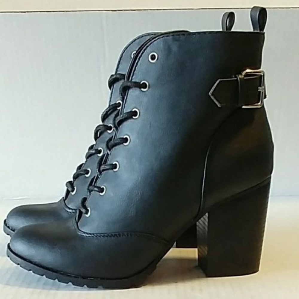 Military Style Ankle Boots! EUC!